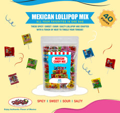 LookOn individually wrapped lollipops lined up, showing hygienic packaging benefit