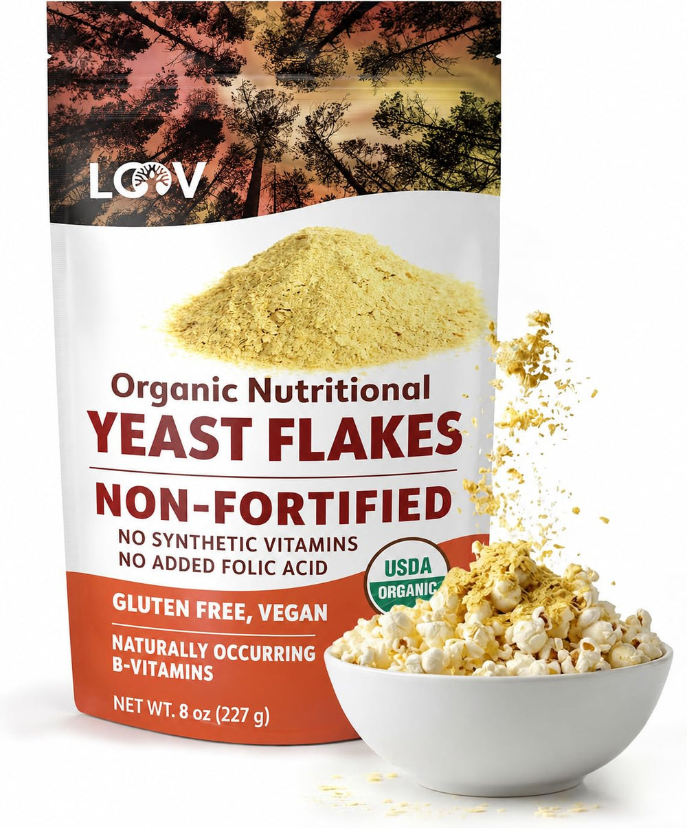 LOOV front packaging 8oz bag clear label shows vegan benefits