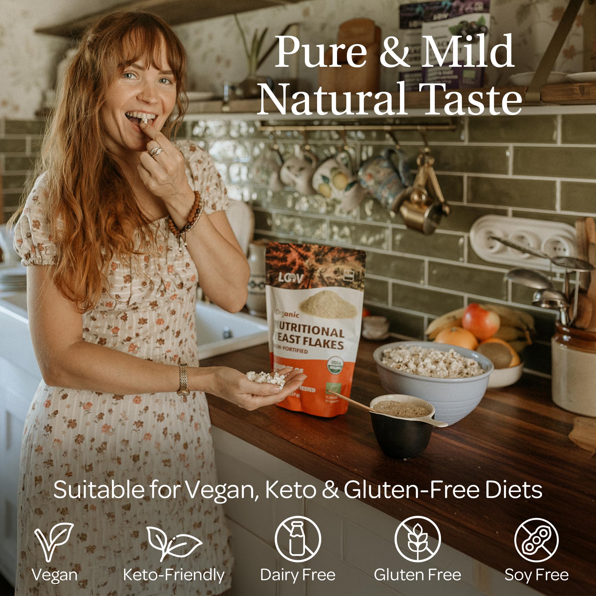 LOOV stirred into vegan cheese sauce enhances creamy mouthfeel