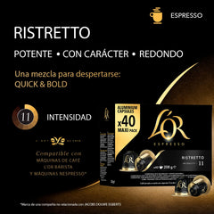 L'Or Espresso aluminum capsule close-up highlighting sealed pod and preserved aroma