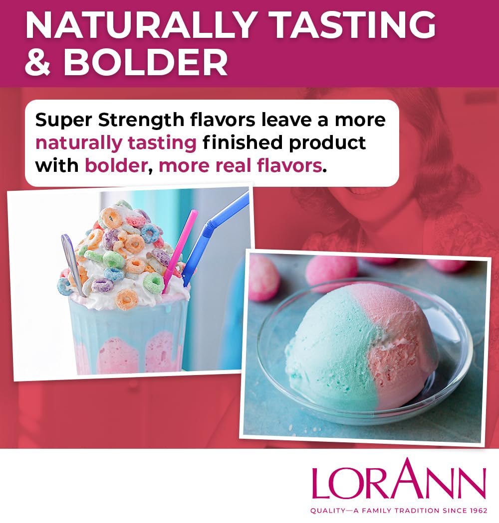 LorAnn Oils used in a styled dessert showing bright bubble gum flavor elevating novelty treats