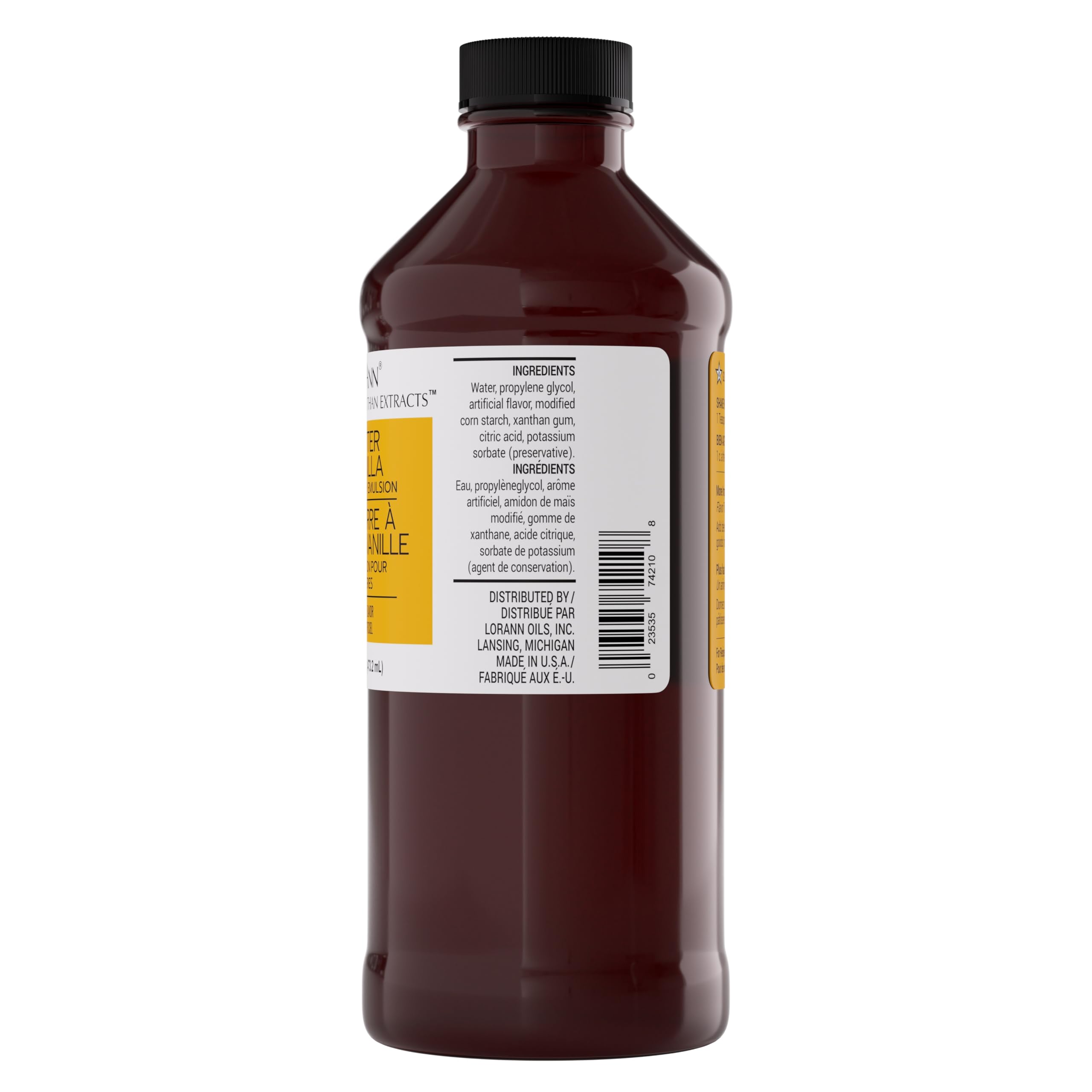 LorAnn Oils emulsion pouring closeup showing smooth texture for even flavoring