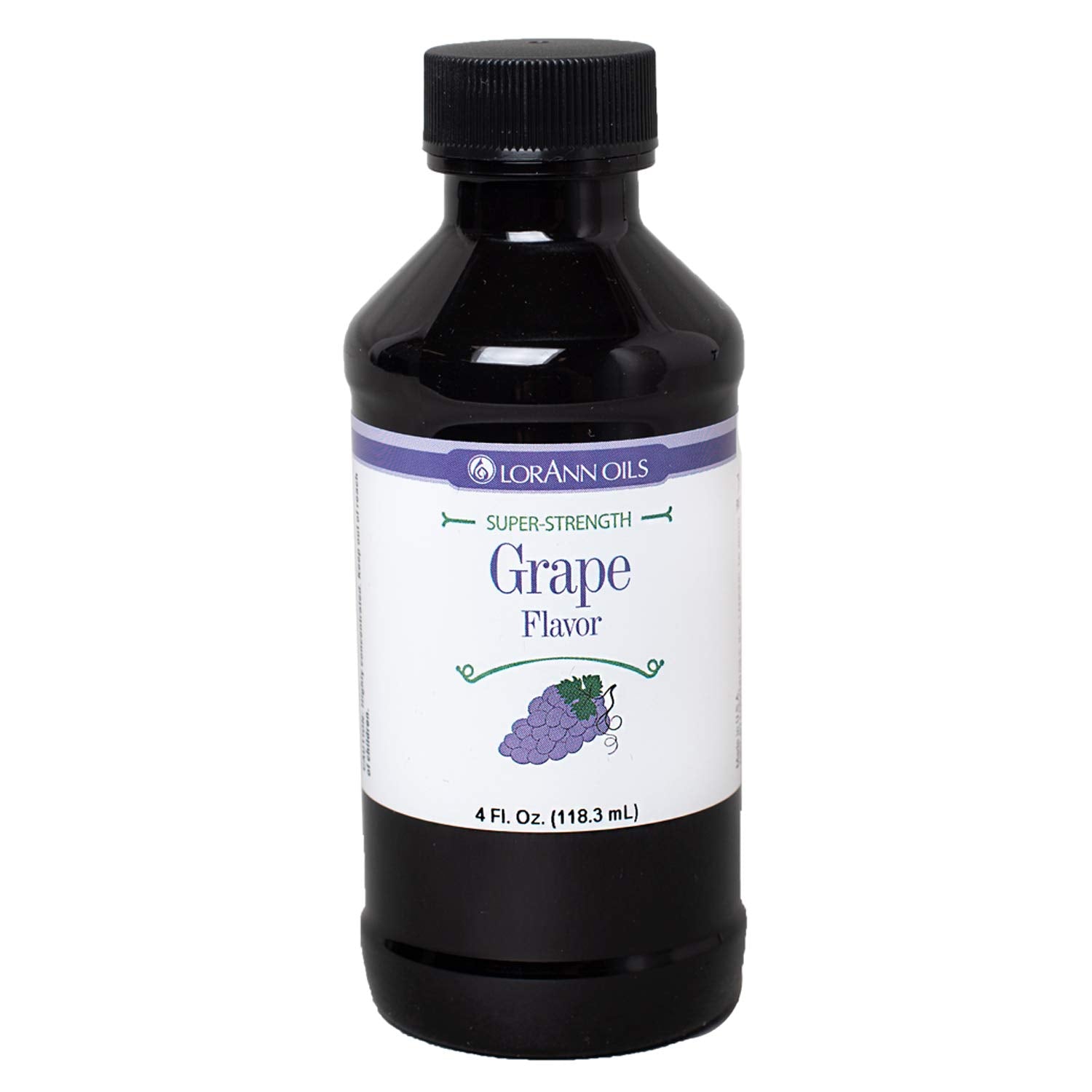 LorAnn Oils grape SS front bottle showing label and size, clear product identification and usage