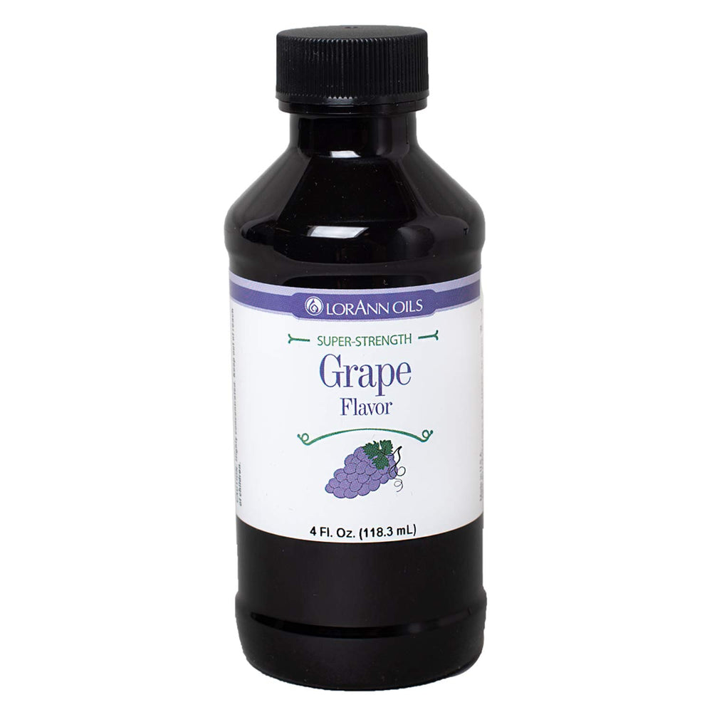 LorAnn Oils grape SS front bottle showing label and size, clear product identification and usage