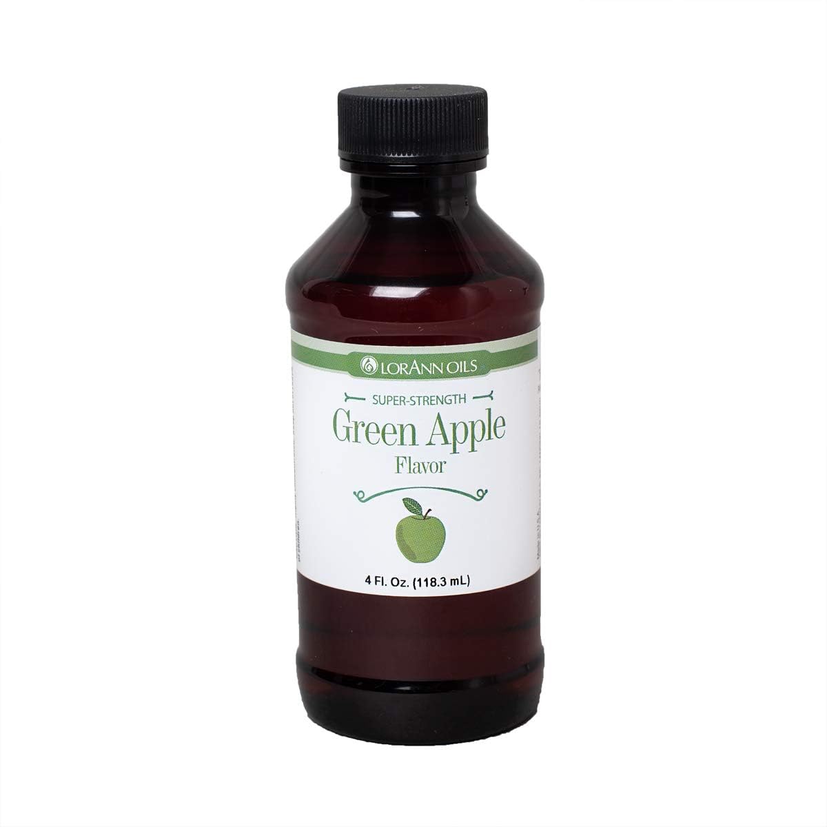 LorAnn Green Apple SS Flavor bottle front label showing brand and size for quick identification and choice