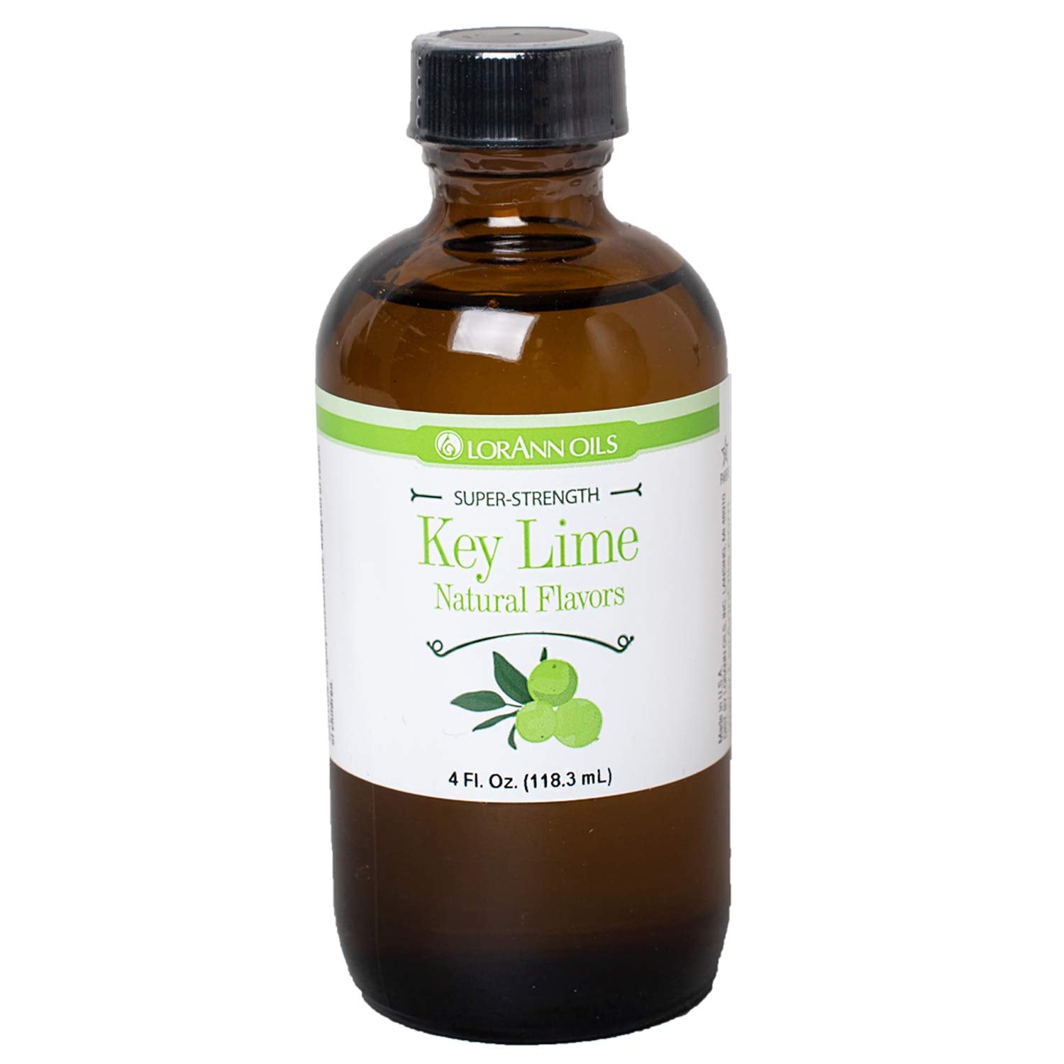 LorAnn Key Lime SS front label showing product and volume benefit