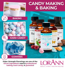 LorAnn label details highlighting Kosher and gluten-free assurance