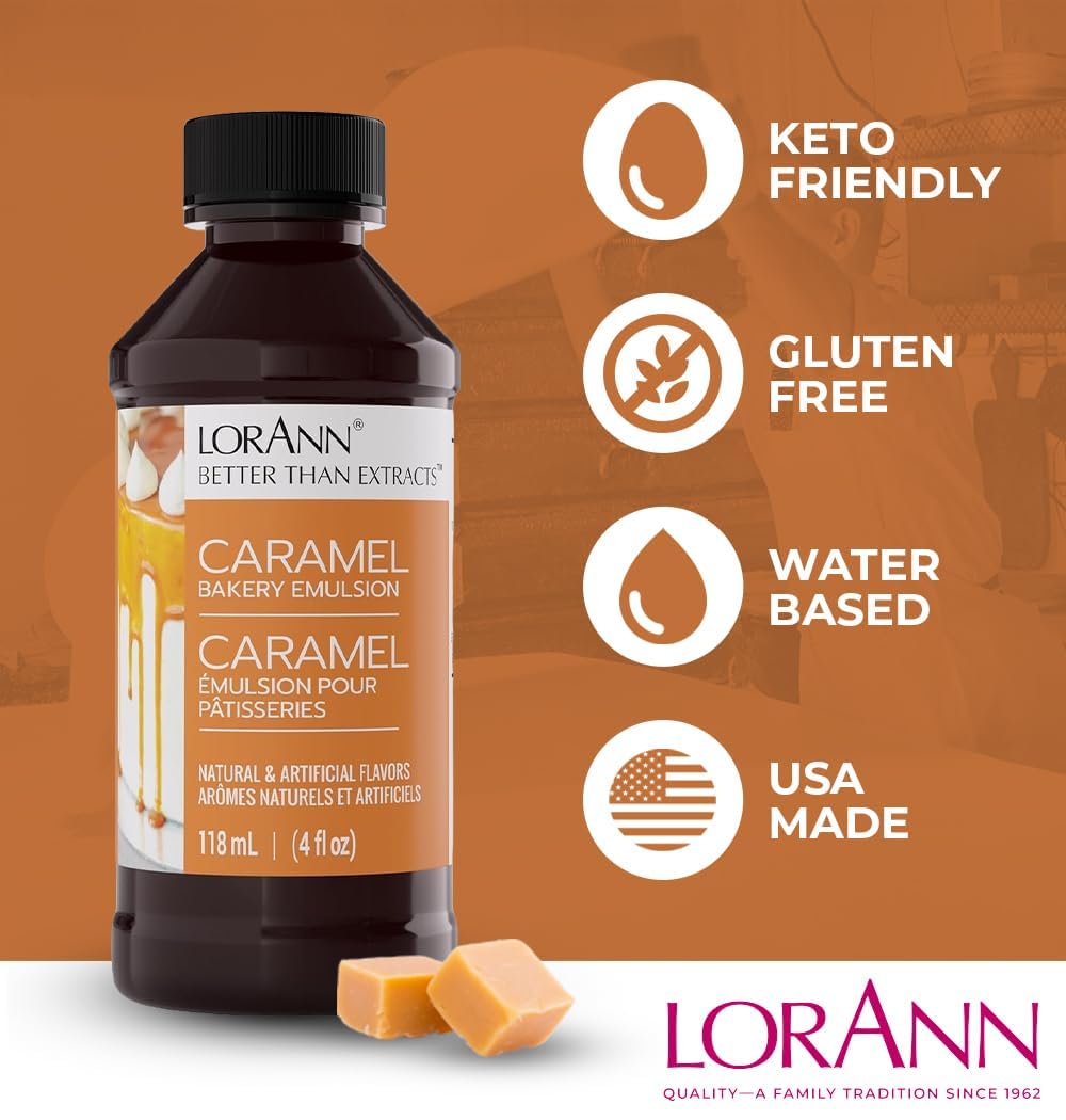 Applying LorAnn Oils caramel emulsion in frosting for richer taste