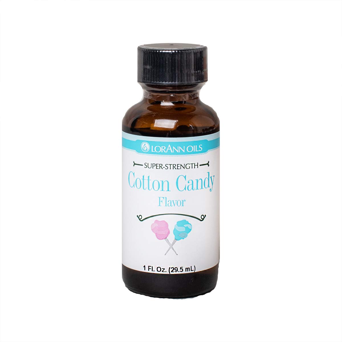 LorAnn SS bubble gum flavor pictured on a measuring spoon being added to frosting, ensures bold flavor