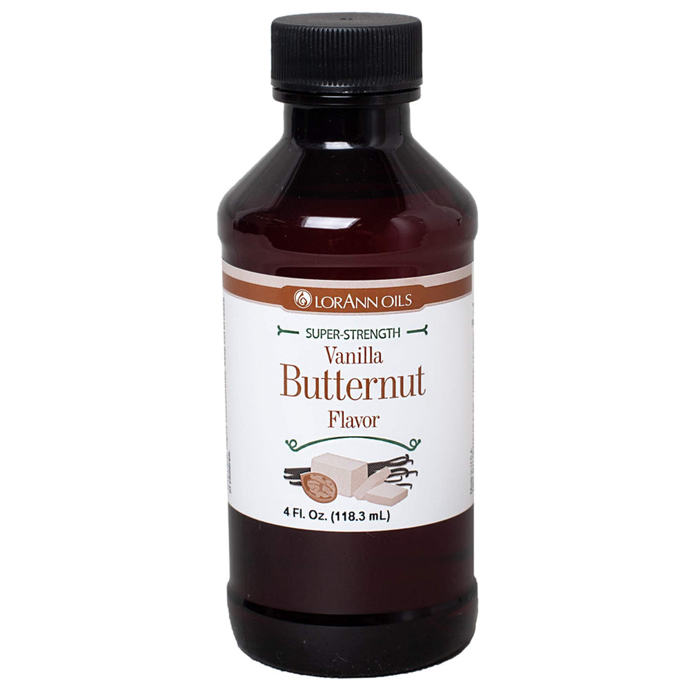 LorAnn bottle front view showing label and size, highlights concentrated flavor
