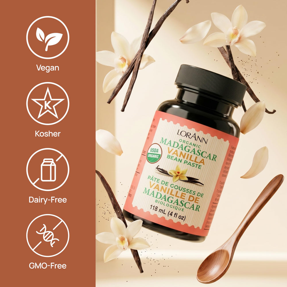 LorAnn vanilla paste on bakery counter improving desserts with intense flavor