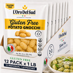 L'Oro Del Sud front packaging showing label and gluten free benefit