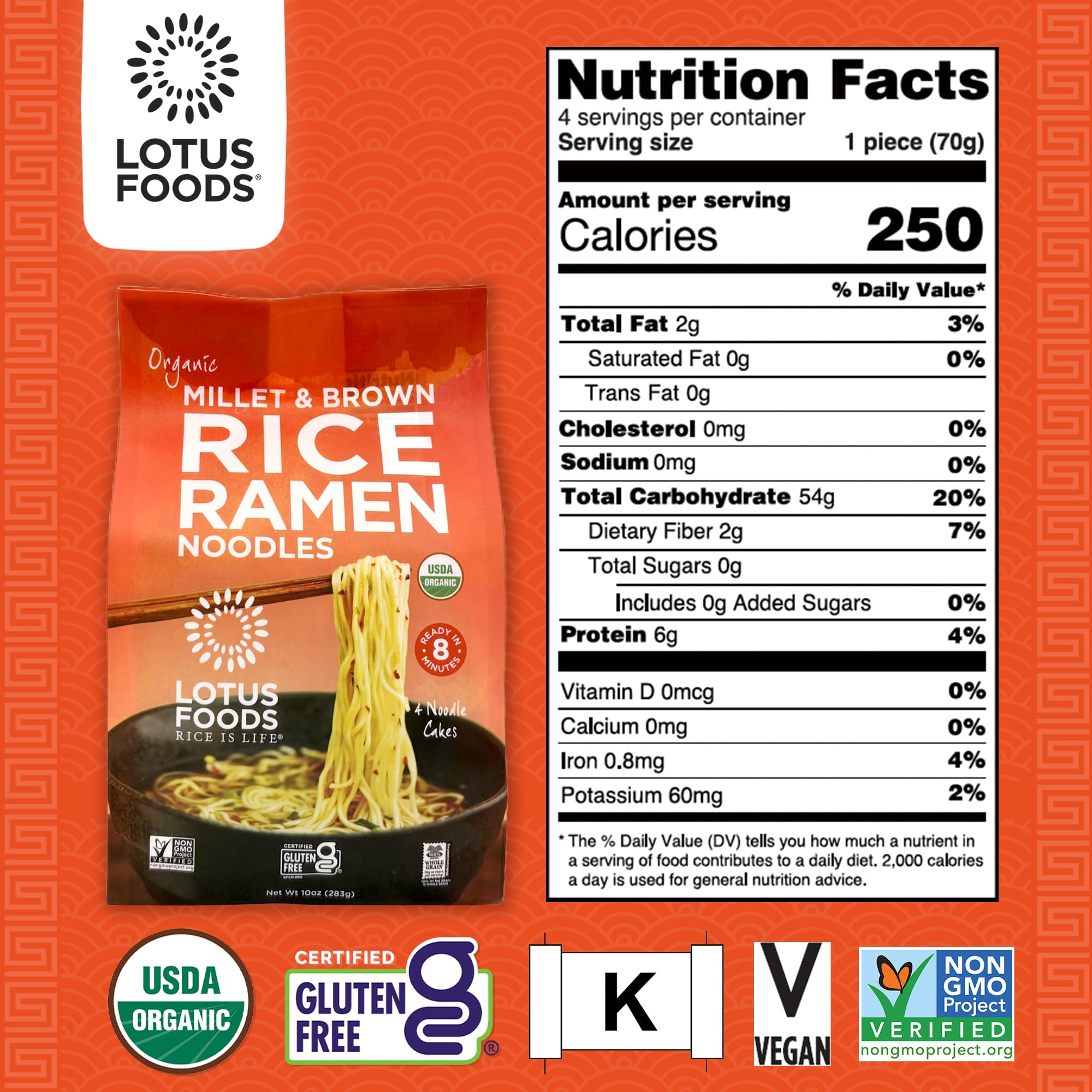 Lotus Foods cooked ramen in broth showing quick ready-to-eat convenience
