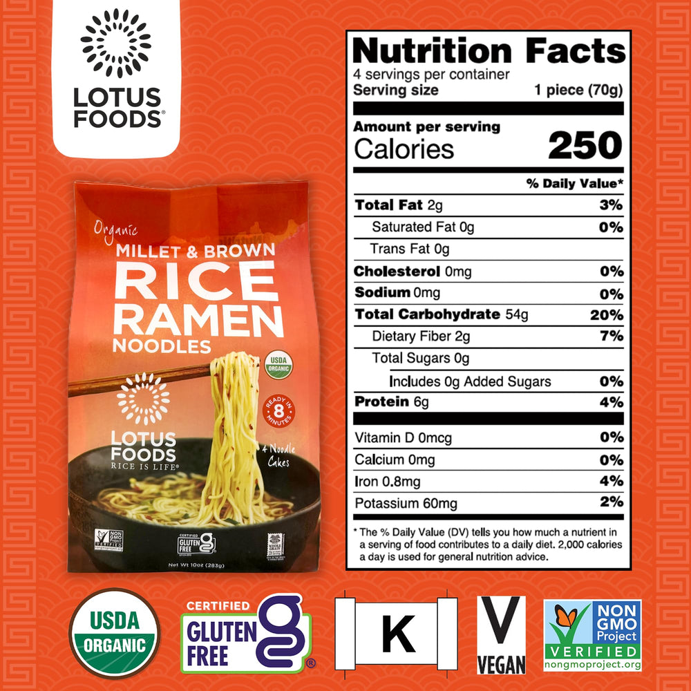 Lotus Foods cooked ramen in broth showing quick ready-to-eat convenience