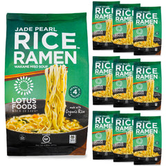 Lotus Foods front packaging showing product and quick-cook benefit