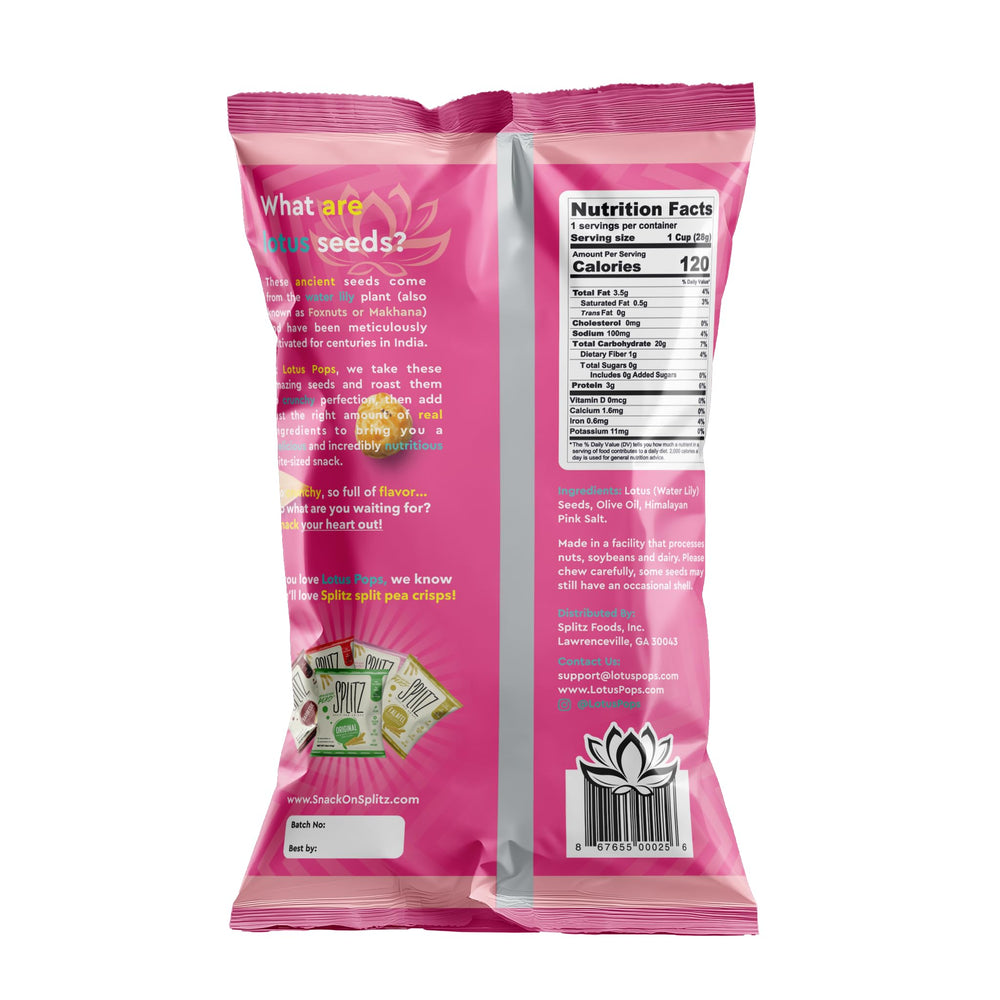 Lotus Pops handheld single 1oz pack demonstrating convenient portion control benefit
