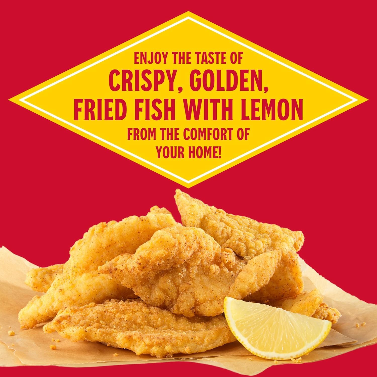 Bag label detail displaying New Orleans Style Lemon for flavor clarity benefit
