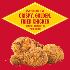 louisiana fish fry coated chicken raw ready to fry shows brand and easy preparation