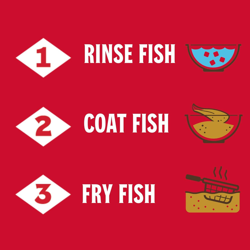 Cooked fish coated with mix sizzling in pan showing crispy golden finish benefit