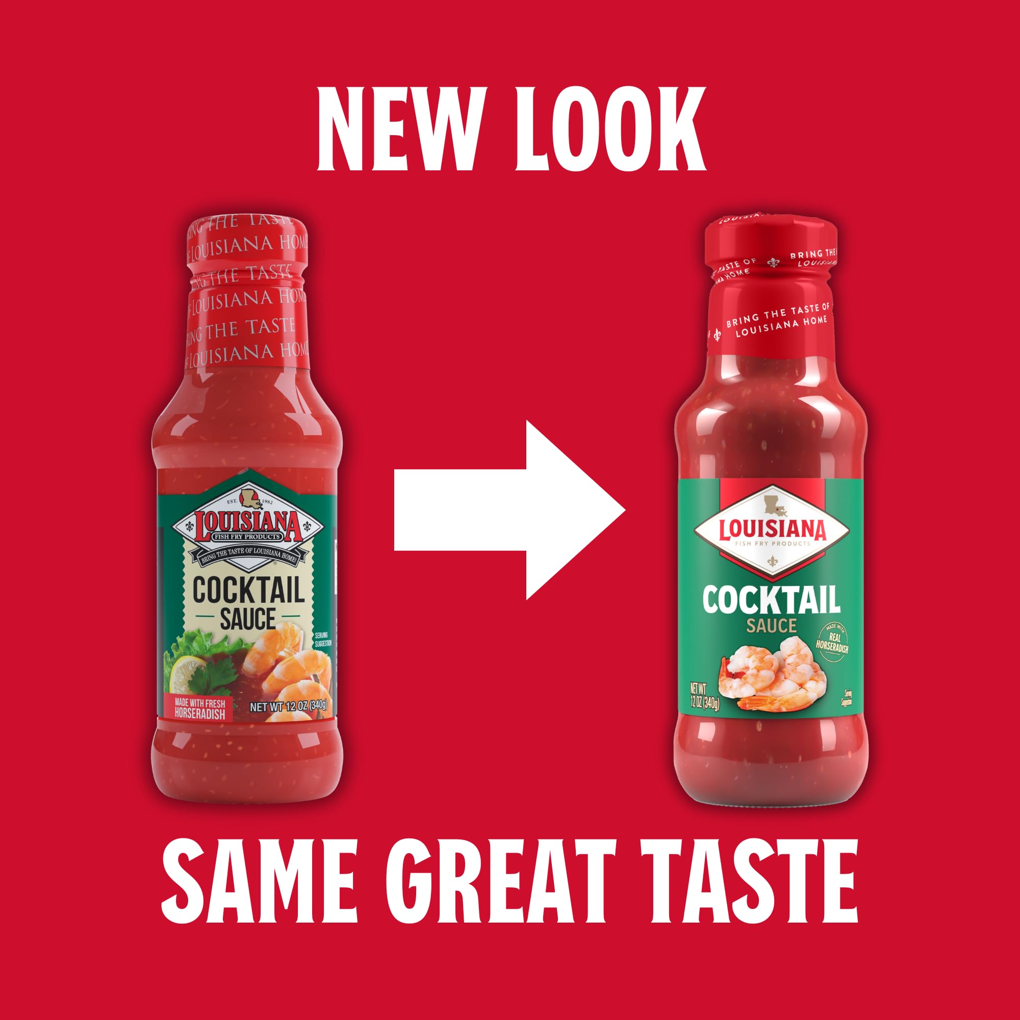 Louisiana Fish Fry sauce dipped with fried calamari offering a zesty pairing