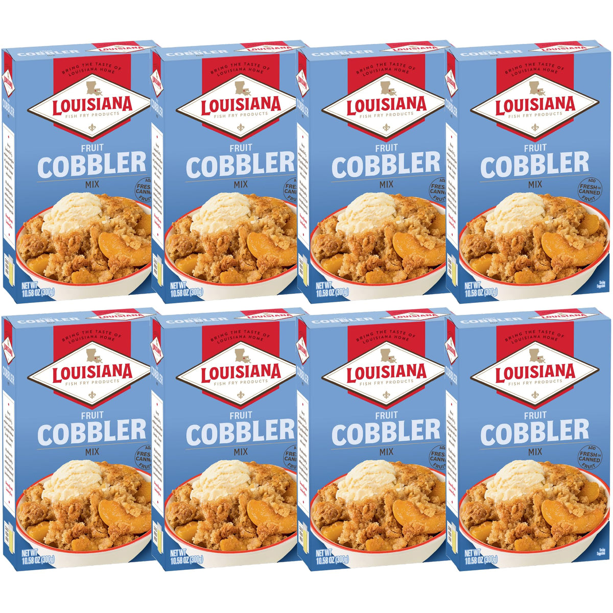 Louisiana Fish Fry front packaging showing brand and product benefits