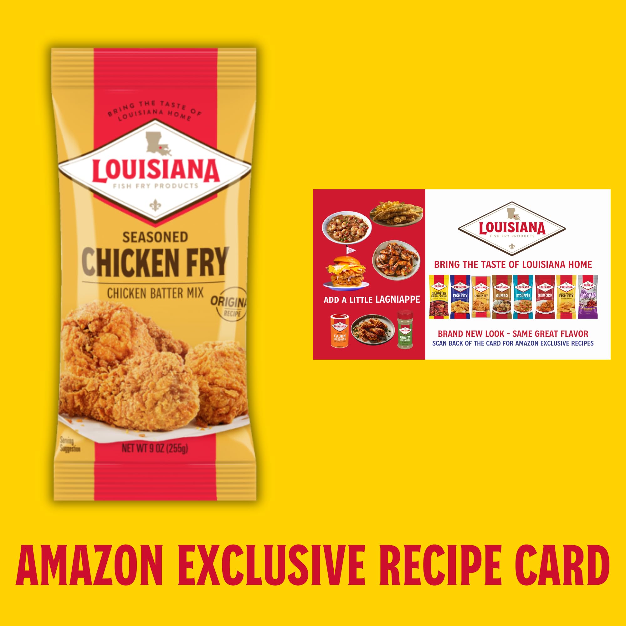 louisiana fish fry kitchen lifestyle setting shows brand and family-meal appeal