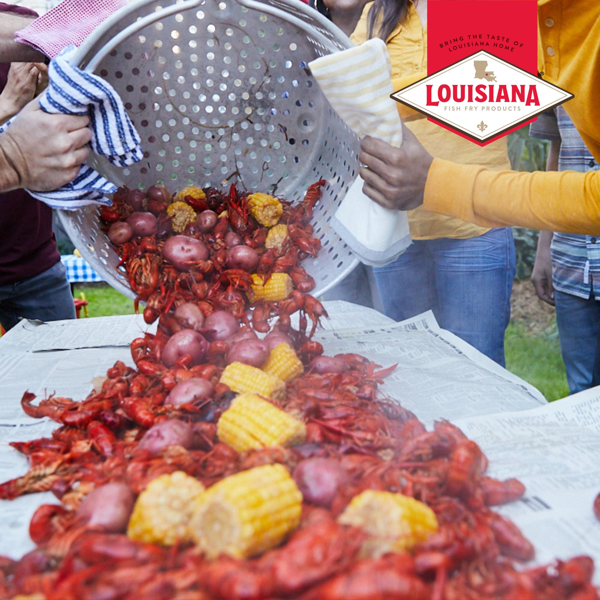 Louisiana Fish Fry back label and ingredients list for transparency and quality