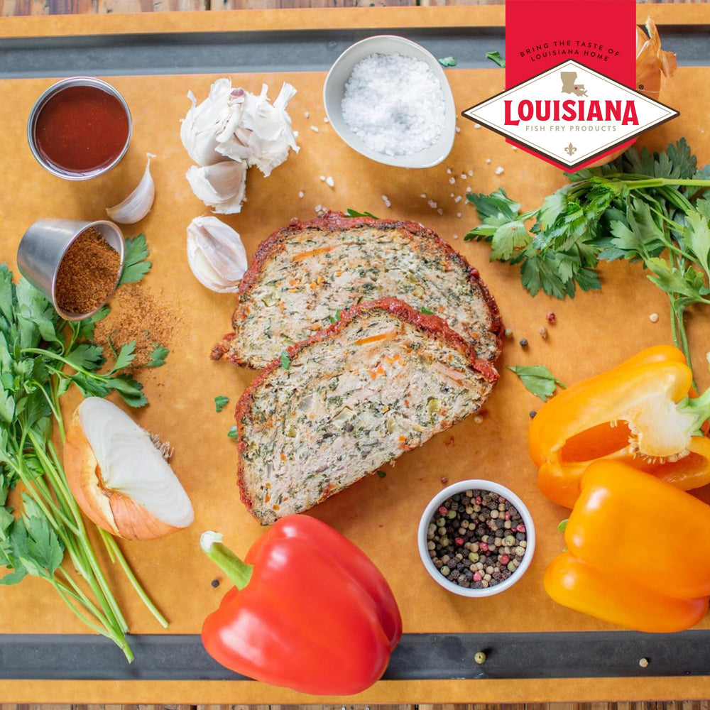 Louisiana Fish Fry on grilled shrimp adding authentic Cajun flavor to seafood