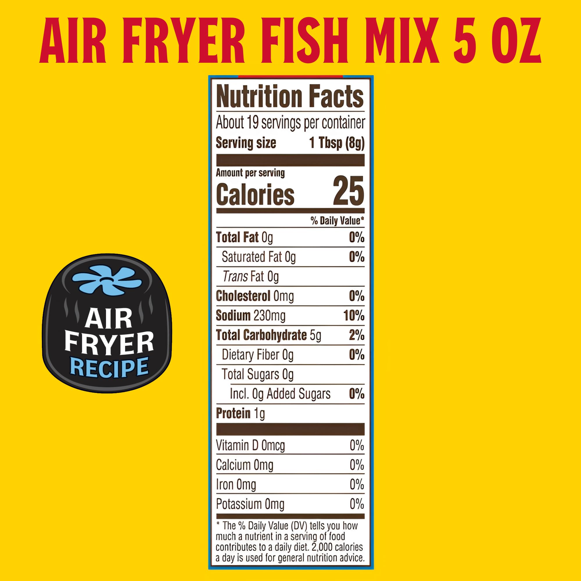 Louisiana Fish Fry open box with golden coating ready to use
