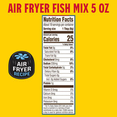 Louisiana Fish Fry open box with golden coating ready to use
