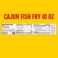 Louisiana Fish Fry opened pouch with mix visible for easy coating