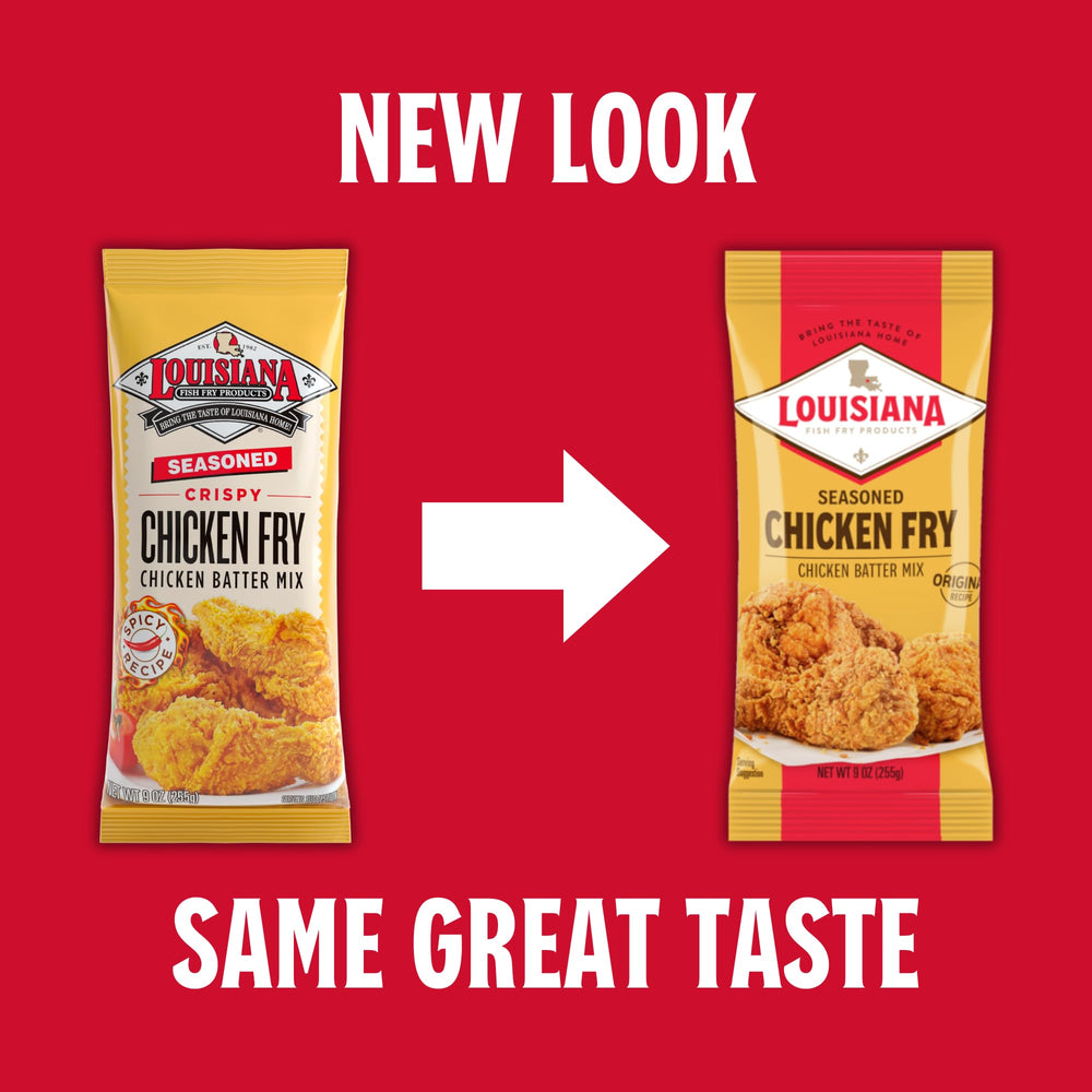 louisiana fish fry recipe card Big Easy Wings shows brand and serving inspiration