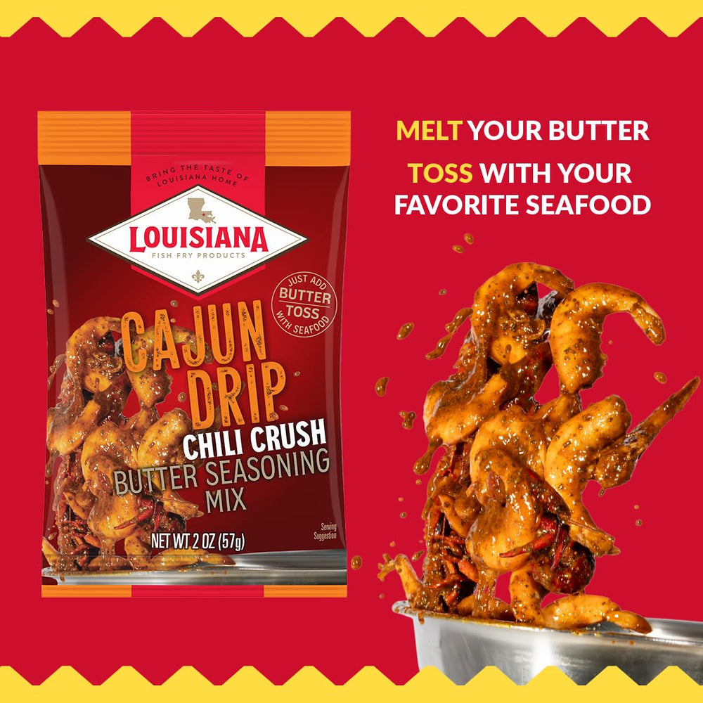 Louisiana Fish Fry seasoning powder texture emphasizing bold Cajun flavor