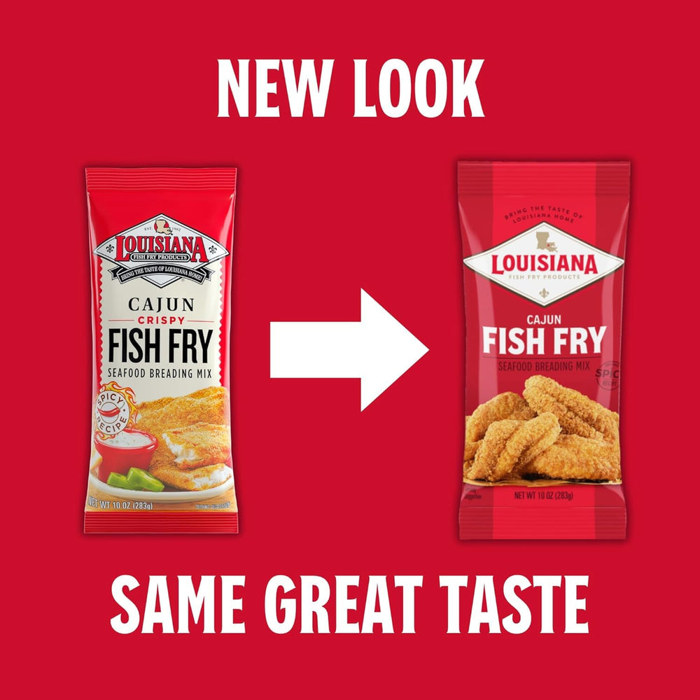 Louisiana Fish Fry plated serving suggestion with sides for meal ideas