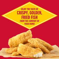 Louisiana Fish Fry Products texture detail highlighting coarse crumbs for crispiness