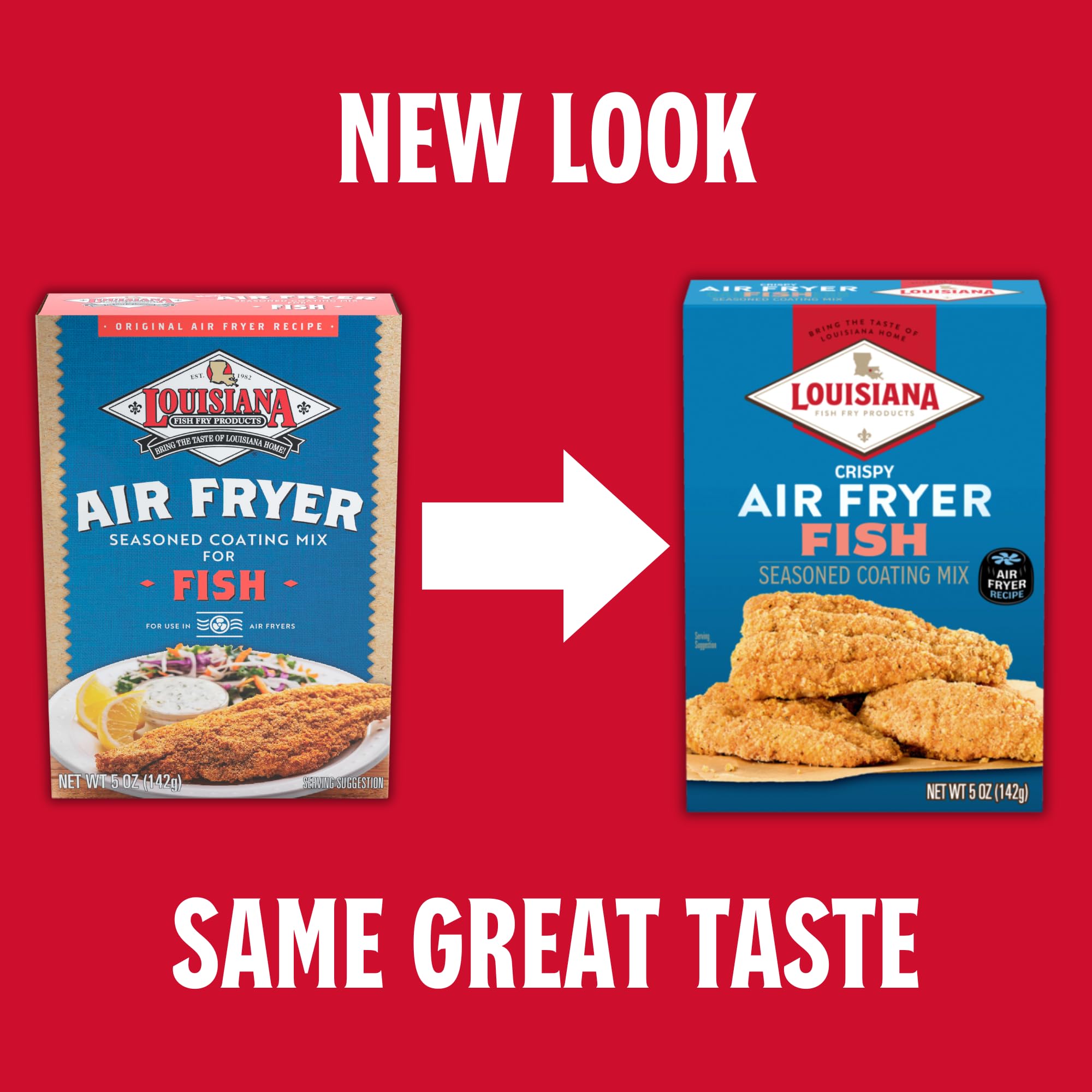Louisiana Fish Fry ingredient label close-up for ingredient transparency