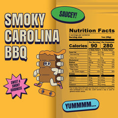 Open Louisville Vegan Jerky pouch held in hand demonstrating grab-and-go convenience