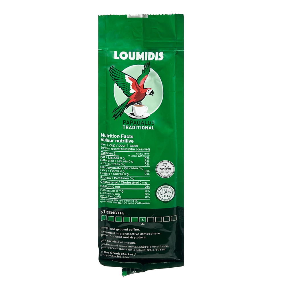 Loumidis package on shelf size comparison for pantry-friendly storage