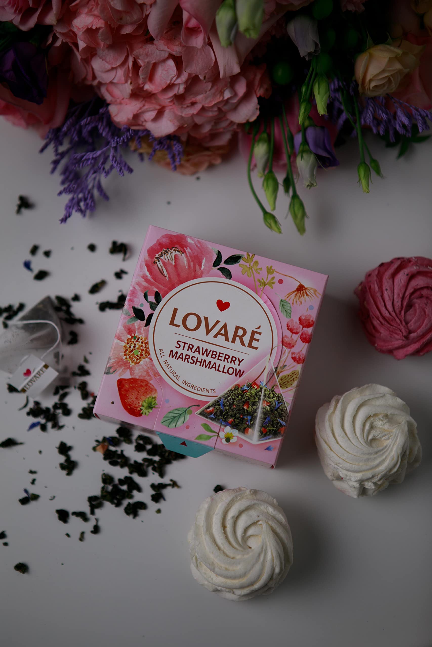 LOVARE pyramid mesh texture closeup demonstrating full-leaf expansion benefit