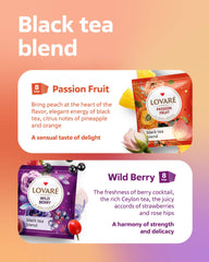 LOVARE close-up of a single tea bag showing texture and sealed freshness