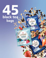 LOVARE loose leaf texture detail to highlight blend quality and look