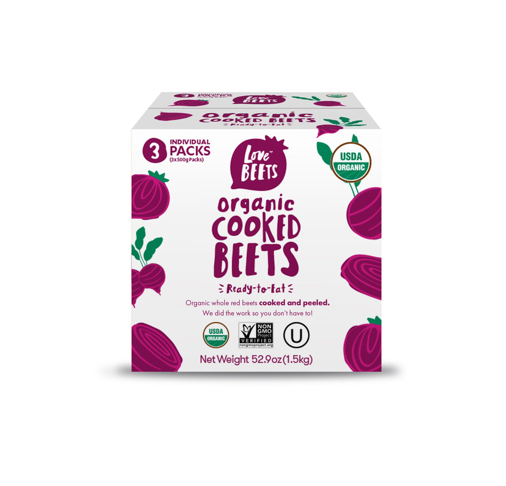 Love Beets front packaging showing ready-to-eat convenience