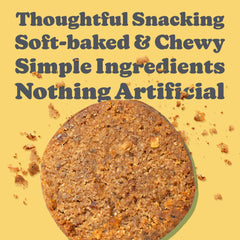 Love + Chew individually wrapped cookie in hand for convenient portability