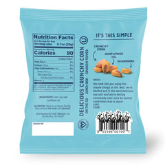 Love Corn open pouch with kernels visible for immediate snacking benefit