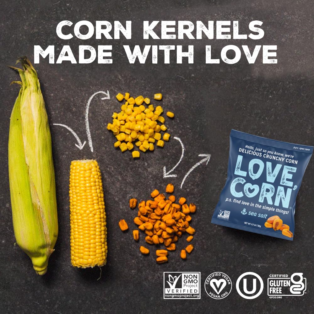 Love Corn pouch in a backpack demonstrating travel-ready convenience
