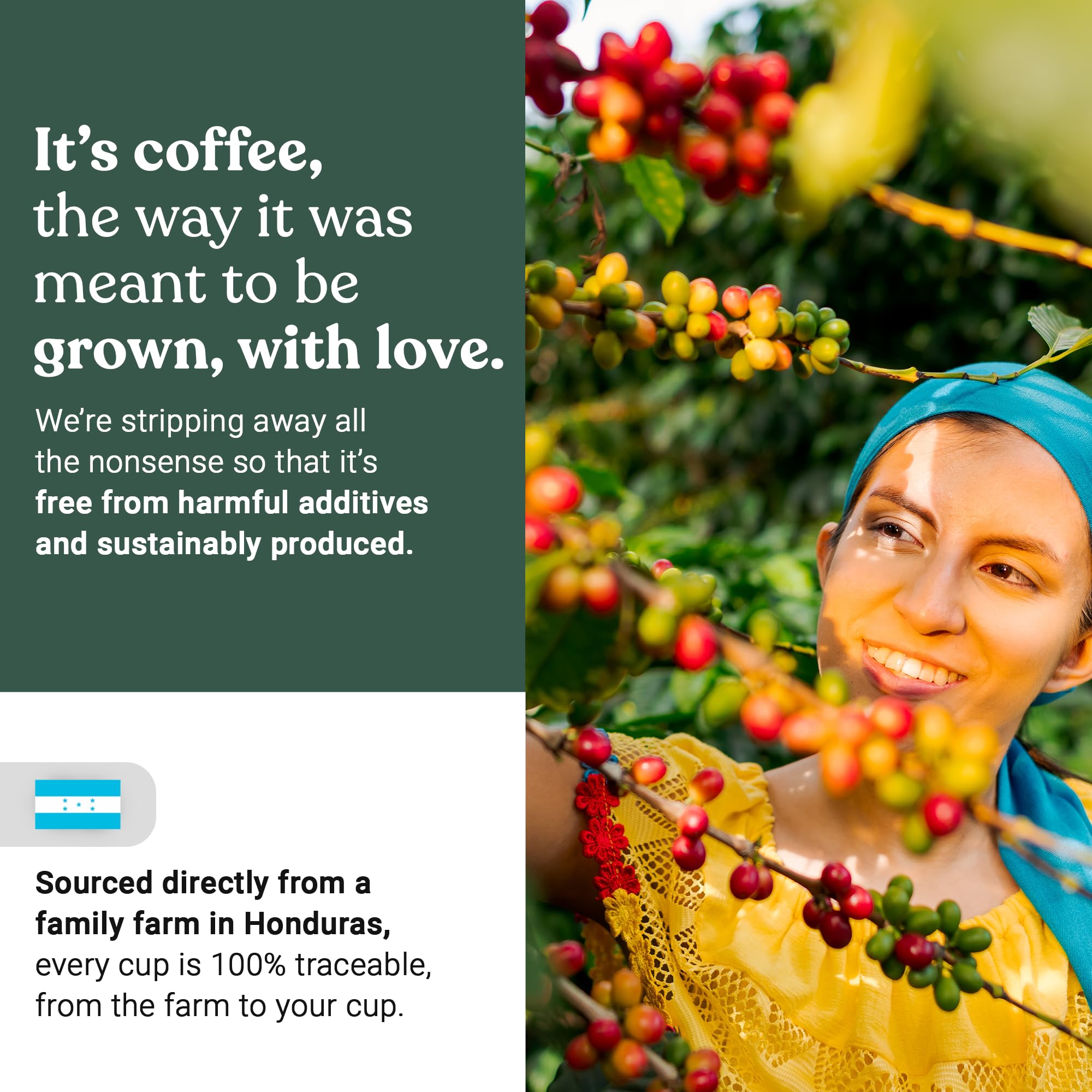 Love Grown pod seated in Keurig-style brewer demonstrating easy compatibility