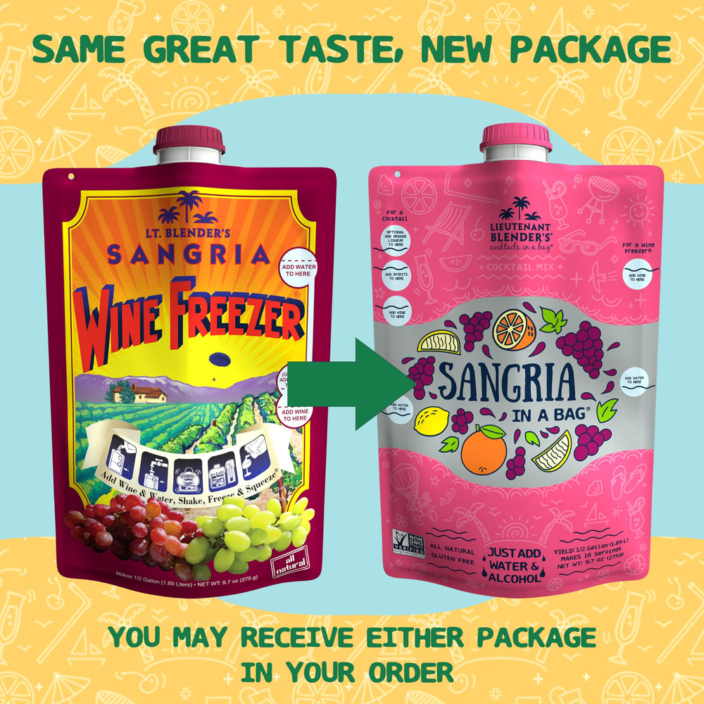 Lt. Blender back label with ingredients and nutrition for informed choices