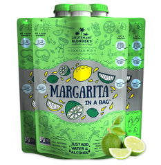 Lt. Blender front packaging showing pouch and brand, convenient ready-to-freeze mix