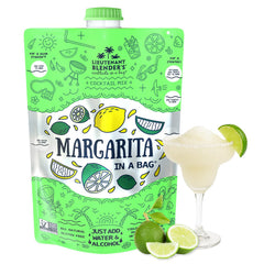 Lt. Blender front packaging showing bag and cap for easy mixing