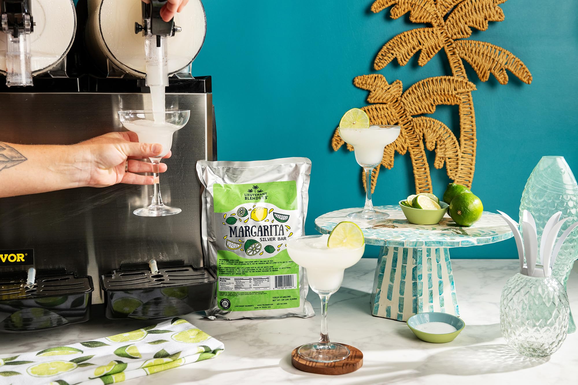 Lt. Blender being served at a bar showing commercial-ready performance